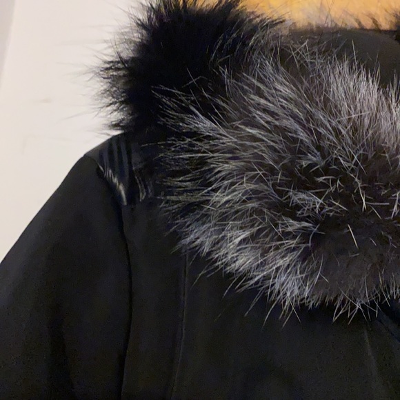 Derek Lam 10 Crossby Real Fox Fur Duck Down Jacket